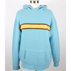 Fall Risk John Targon cashmere sweater sz S oversized unisex blue hoodie